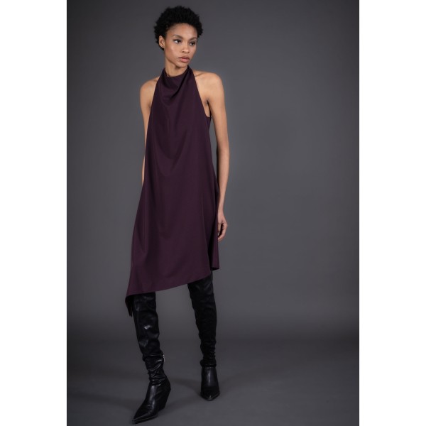 ASYMMETRICAL SLEEVELESS DRESS