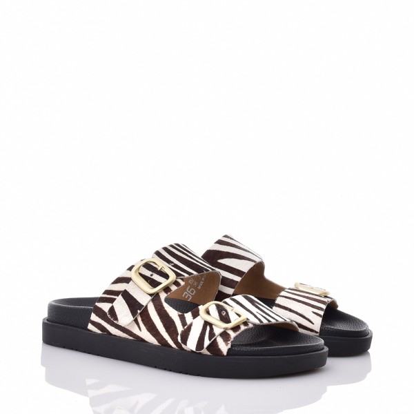 ANIMAL PRINT COMFORD SLIDE