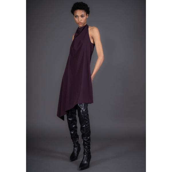 ASYMMETRICAL SLEEVELESS DRESS