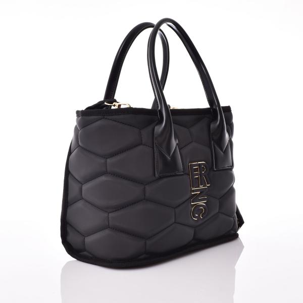 WATER REPPELENT SATIN HANDBAG