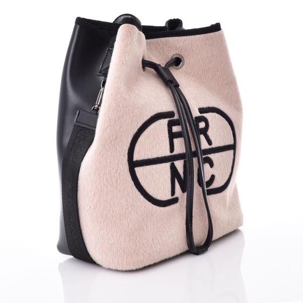 ECO PELLE PONY SHOULDER BAG 