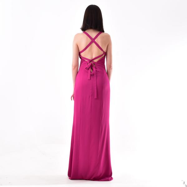 MAXI DRESS WITH OPEN BACK